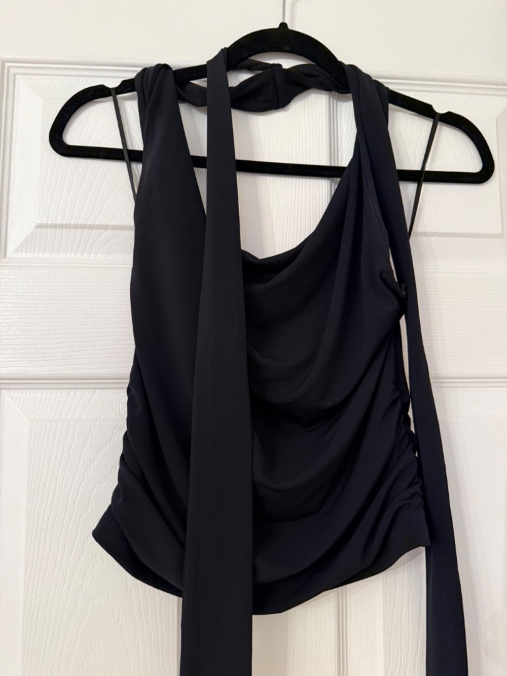 Abercrombie & Fitch Halter Cowl Scarf Top - Picture 3 of 6
